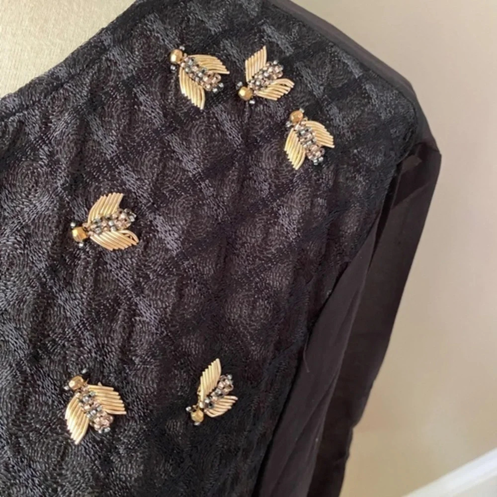 Ted Baker Lunnah Queen Bee Black Top - Picture 8 of 14